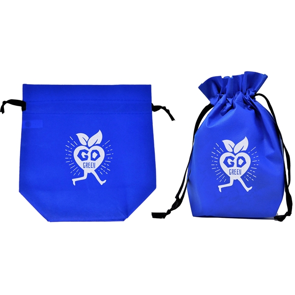 Non-Woven Drawstring Pouch Bag - Non-Woven Drawstring Pouch Bag - Image 2 of 3