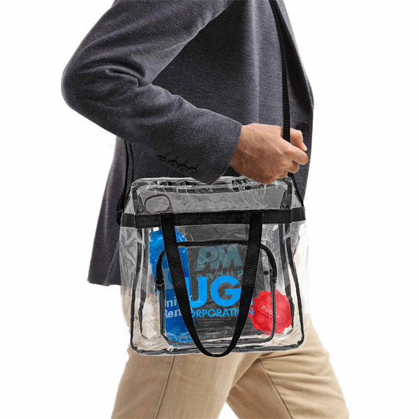 The Everything Clear Vinyl Tote Bag - The Everything Clear Vinyl Tote Bag - Image 5 of 6