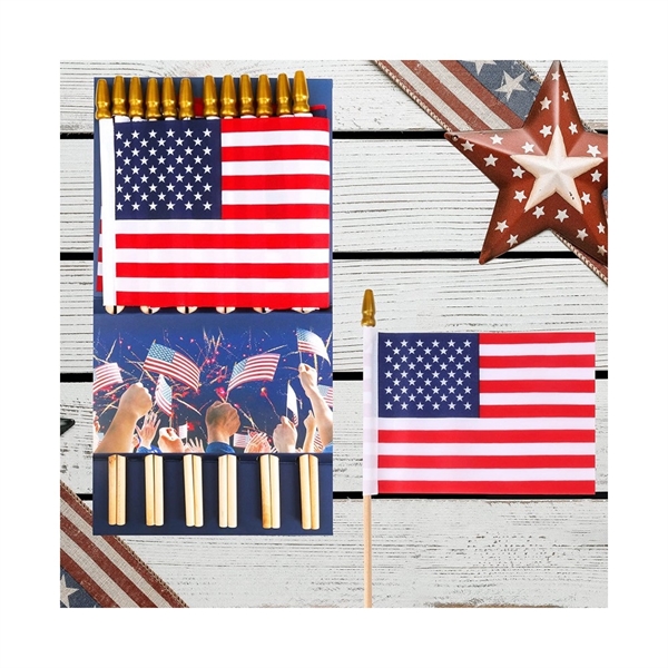 Small American Flags on Stick - Small American Flags on Stick - Image 1 of 3