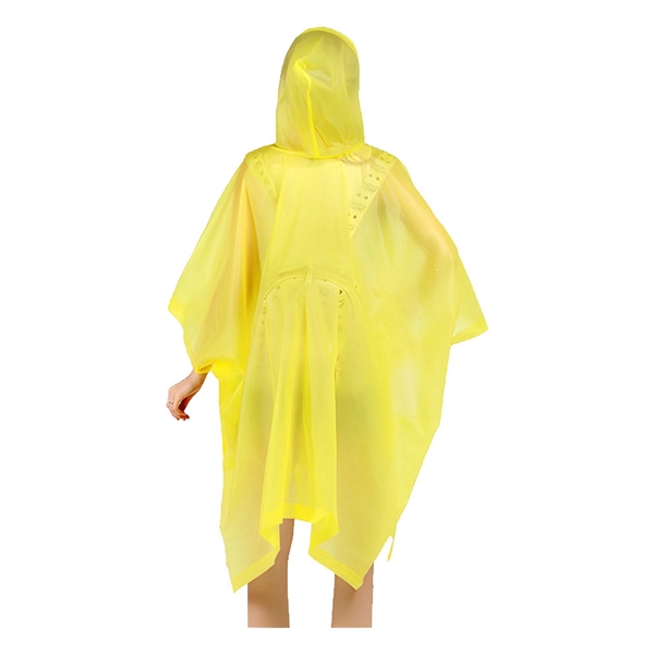 Hooded Rain Poncho Waterproof Raincoat Jacket - Hooded Rain Poncho Waterproof Raincoat Jacket - Image 1 of 3