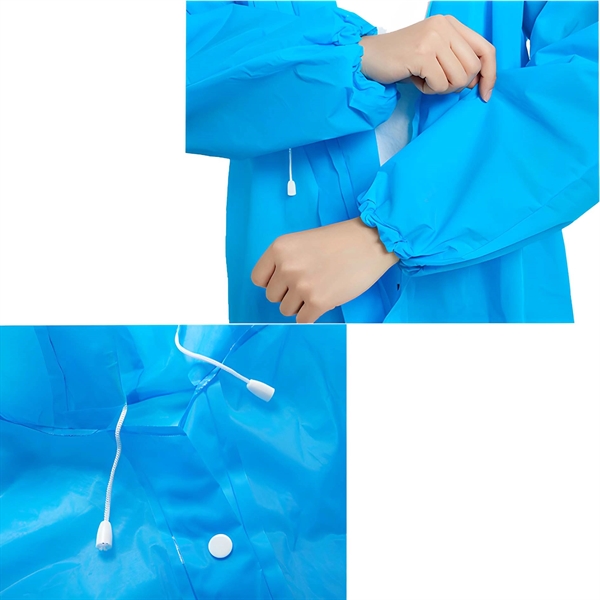 Portable Eva Rain Coats Reusable Poncho - Portable Eva Rain Coats Reusable Poncho - Image 3 of 3