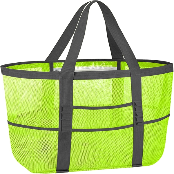 Mesh Beach Tote Bag - Mesh Beach Tote Bag - Image 4 of 6