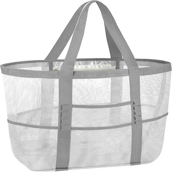 Mesh Beach Tote Bag - Mesh Beach Tote Bag - Image 5 of 6