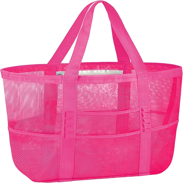 Mesh Beach Tote Bag - Mesh Beach Tote Bag - Image 6 of 6