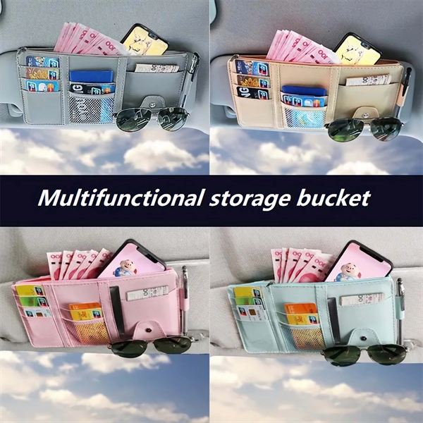 Car Visor Organizer Holder - Car Visor Organizer Holder - Image 3 of 3