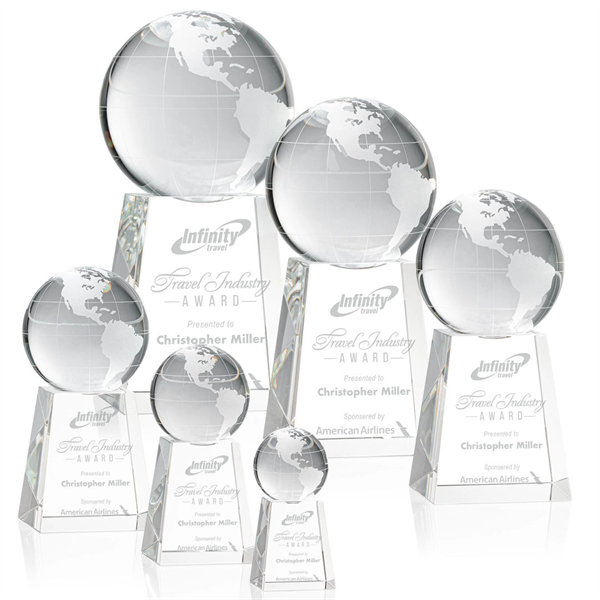 Globe Award on Tall Base - Globe Award on Tall Base - Image 0 of 15