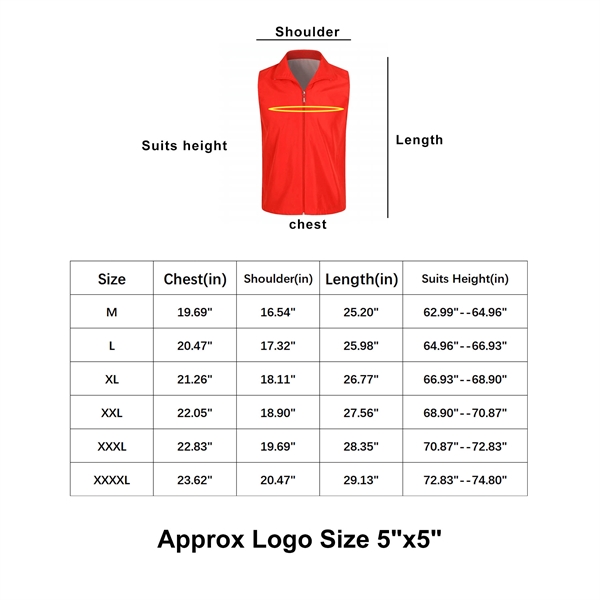 Zipper Activity Vest - Zipper Activity Vest - Image 1 of 13