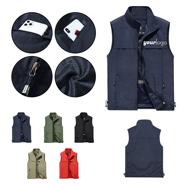 Zip Reversible Travel Vest - Zip Reversible Travel Vest - Image 0 of 6