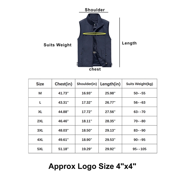 Zip Reversible Travel Vest - Zip Reversible Travel Vest - Image 1 of 6