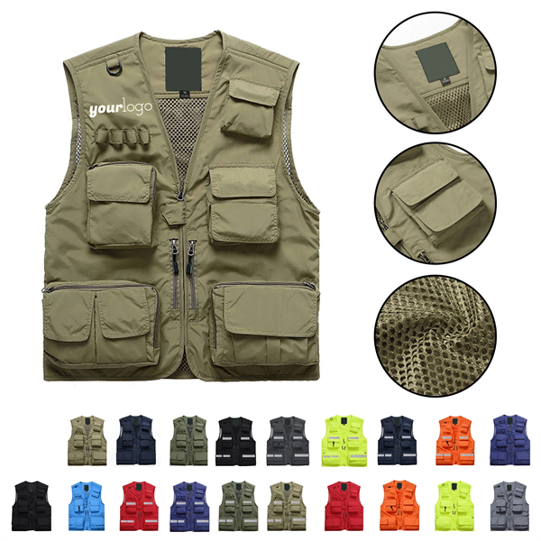 Outdoor Utility Fishing Vest - Outdoor Utility Fishing Vest - Image 0 of 20