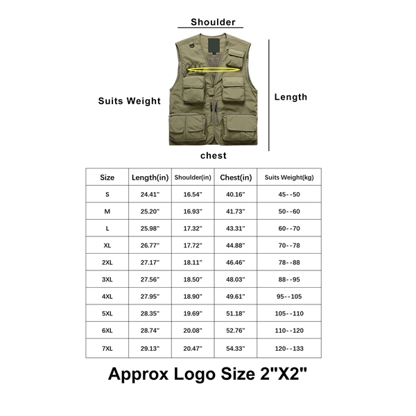 Outdoor Utility Fishing Vest - Outdoor Utility Fishing Vest - Image 1 of 20