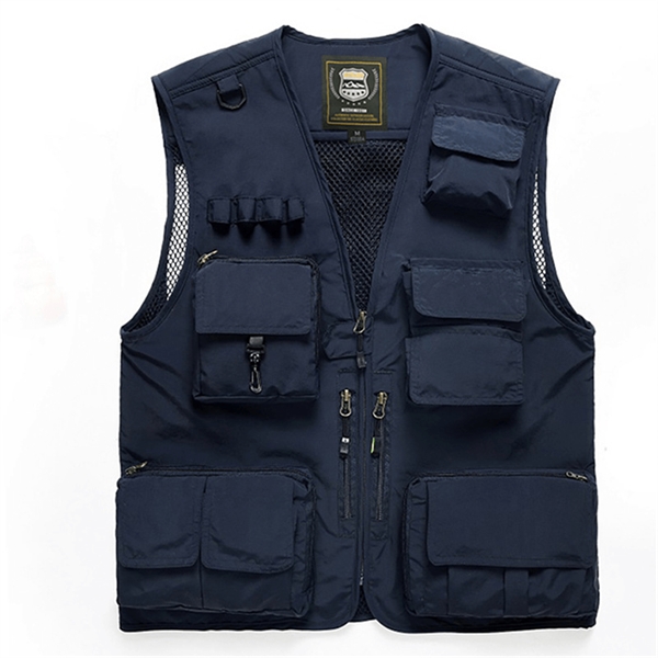 Outdoor Utility Fishing Vest - Outdoor Utility Fishing Vest - Image 3 of 20