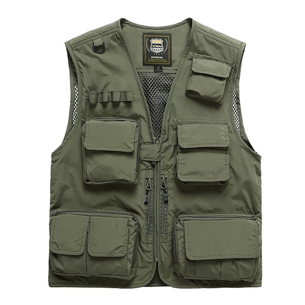 Outdoor Utility Fishing Vest - Outdoor Utility Fishing Vest - Image 4 of 20