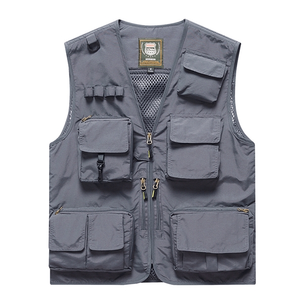 Outdoor Utility Fishing Vest - Outdoor Utility Fishing Vest - Image 7 of 20