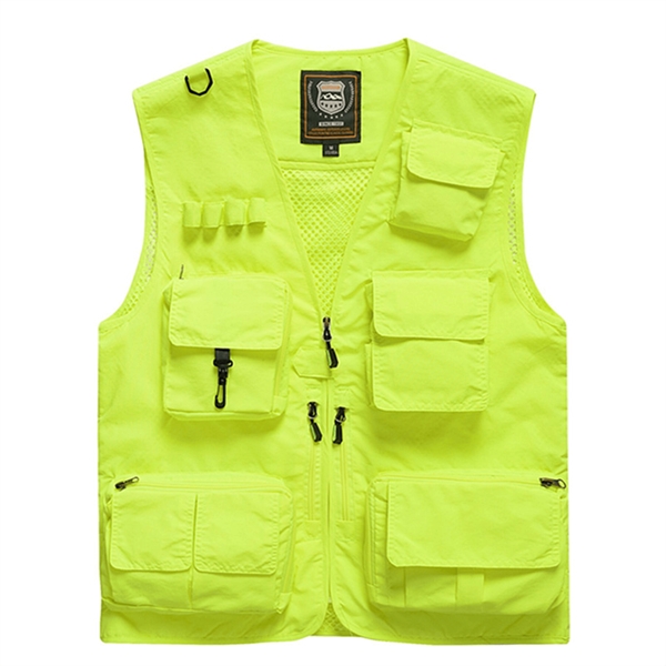 Outdoor Utility Fishing Vest - Outdoor Utility Fishing Vest - Image 8 of 20