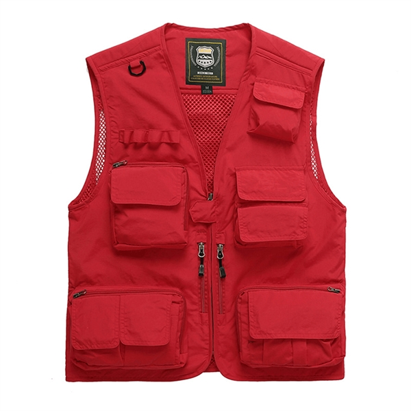 Outdoor Utility Fishing Vest - Outdoor Utility Fishing Vest - Image 11 of 20