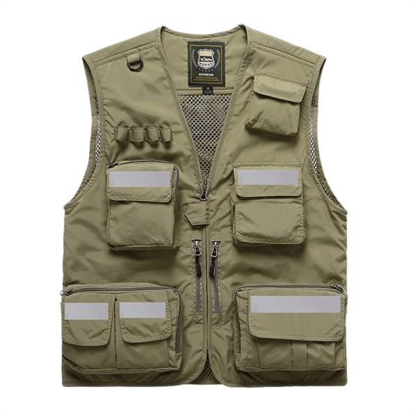 Outdoor Utility Fishing Vest - Outdoor Utility Fishing Vest - Image 12 of 20