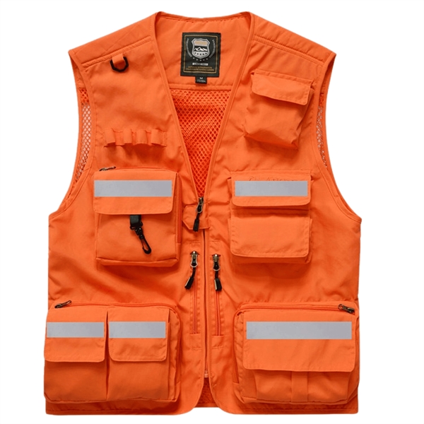 Outdoor Utility Fishing Vest - Outdoor Utility Fishing Vest - Image 13 of 20
