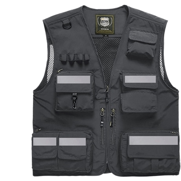 Outdoor Utility Fishing Vest - Outdoor Utility Fishing Vest - Image 19 of 20