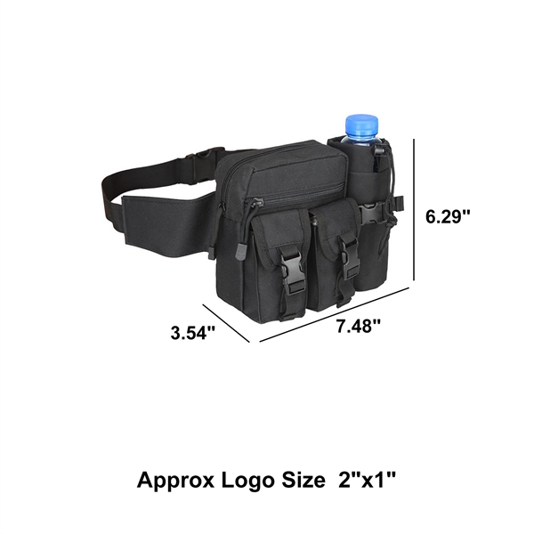 Oxford Fanny Pack & Water Bottle Holder - Oxford Fanny Pack & Water Bottle Holder - Image 1 of 4