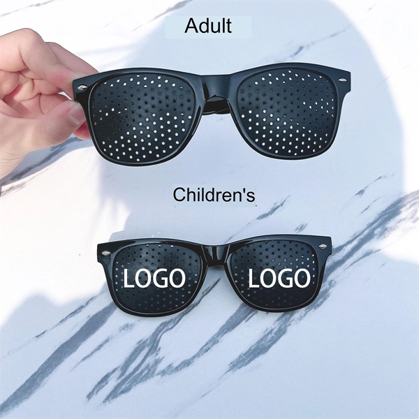 Pinhole Sticker Sunglass - Pinhole Sticker Sunglass - Image 1 of 1