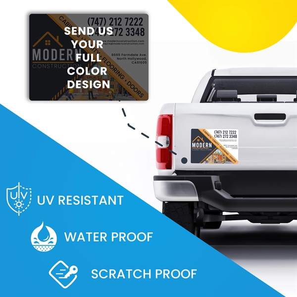 16" x 22" 30 Mil Rectangle Car and Truck Magnet - 16" x 22" 30 Mil Rectangle Car and Truck Magnet - Image 2 of 6