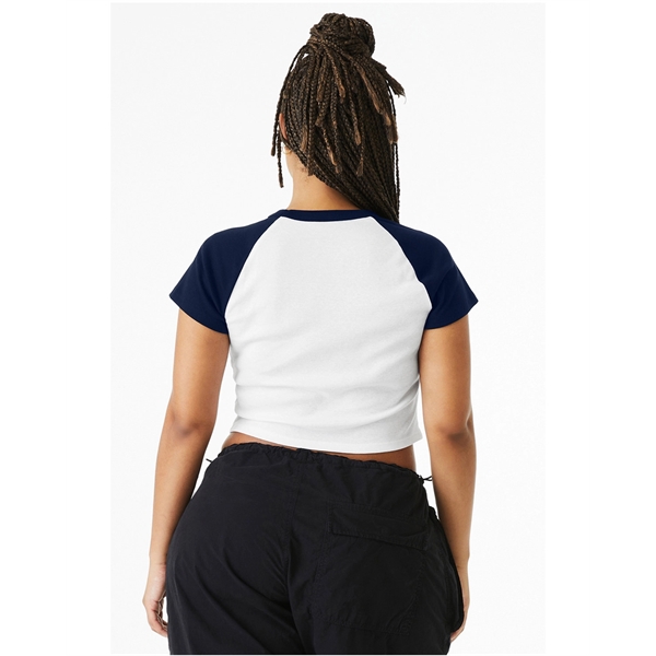 Bella + Canvas Ladies' Micro Ribbed Raglan Baby T-Shirt - Bella + Canvas Ladies' Micro Ribbed Raglan Baby T-Shirt - Image 19 of 58
