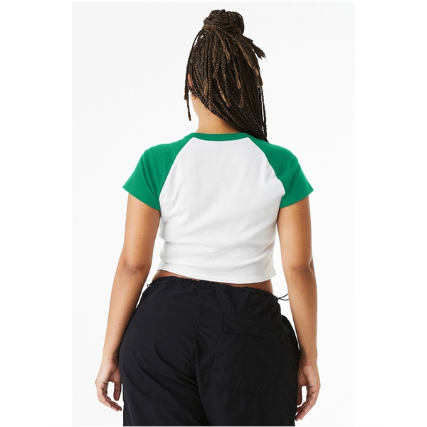Bella + Canvas Ladies' Micro Ribbed Raglan Baby T-Shirt - Bella + Canvas Ladies' Micro Ribbed Raglan Baby T-Shirt - Image 20 of 58