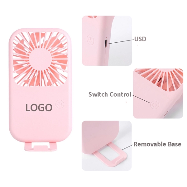 Mini Handheld Fan with USB Charging - Mini Handheld Fan with USB Charging - Image 0 of 3
