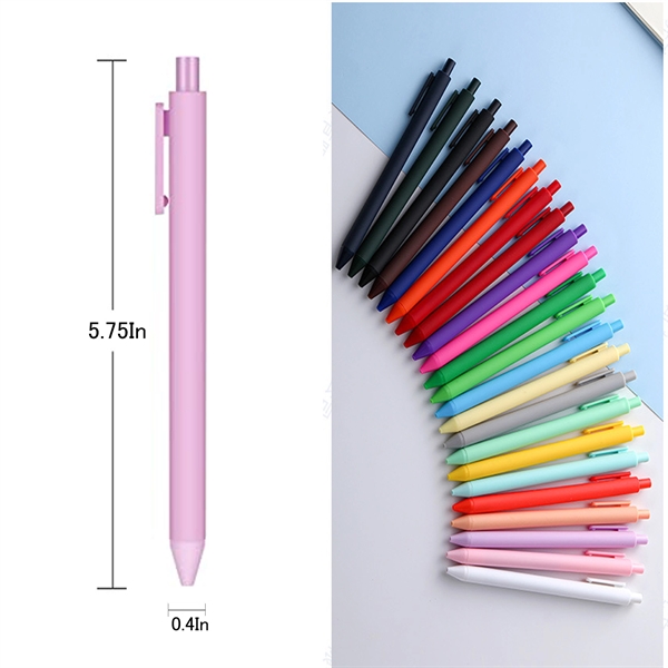 Macarons Gel Black Ink 0.5 Mm Press Ballpoint Pen - Macarons Gel Black Ink 0.5 Mm Press Ballpoint Pen - Image 1 of 4