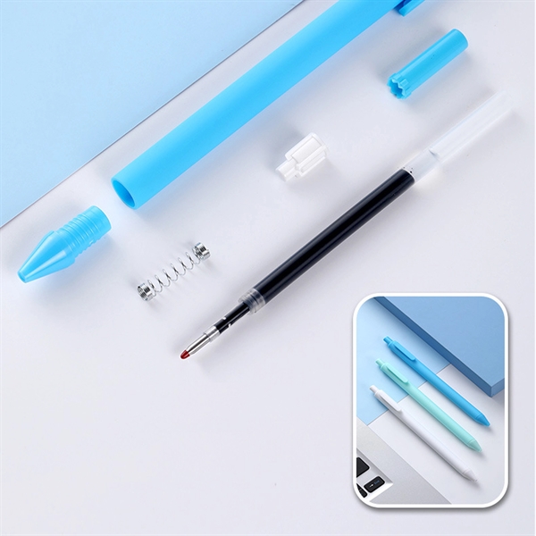 Macarons Gel Black Ink 0.5 Mm Press Ballpoint Pen - Macarons Gel Black Ink 0.5 Mm Press Ballpoint Pen - Image 2 of 4