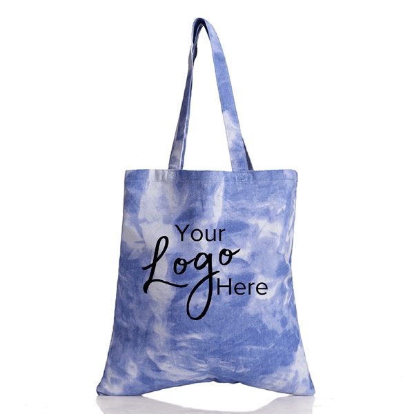 Tie-Dye Tote Bag 15"W x 16"H - Tie-Dye Tote Bag 15"W x 16"H - Image 0 of 3