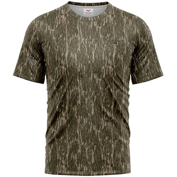 Mossy Oak® Men's 4.4 Oz. Polyester Interlock T-Shirt - Mossy Oak® Men's 4.4 Oz. Polyester Interlock T-Shirt - Image 4 of 6