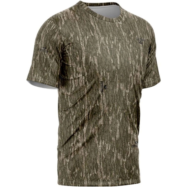 Mossy Oak® Men's 4.4 Oz. Polyester Interlock T-Shirt - Mossy Oak® Men's 4.4 Oz. Polyester Interlock T-Shirt - Image 5 of 6