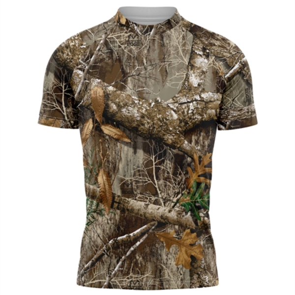 Realtree® Men's Polyester Interlock Short Sleeve T-Shirt - Realtree® Men's Polyester Interlock Short Sleeve T-Shirt - Image 3 of 4