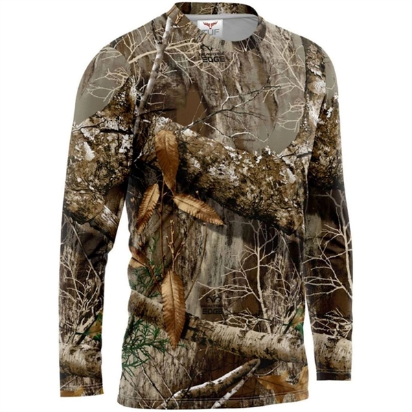 Realtree® Men's. Polyester Interlock Long Sleeve T-Shirt - Realtree® Men's. Polyester Interlock Long Sleeve T-Shirt - Image 1 of 5