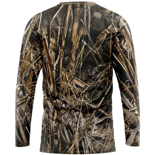 Realtree® Men's. Polyester Interlock Long Sleeve T-Shirt - Realtree® Men's. Polyester Interlock Long Sleeve T-Shirt - Image 2 of 5