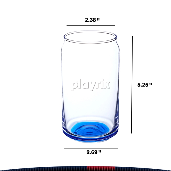 16 oz. Can Shaped Beer Glasses - 16 oz. Can Shaped Beer Glasses - Image 2 of 9