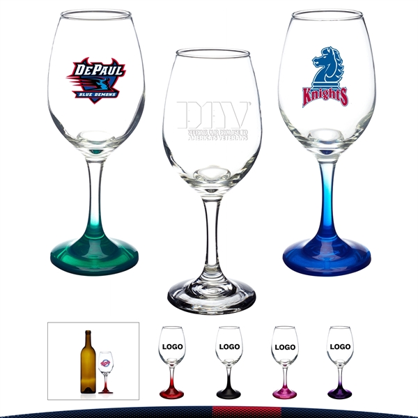 10 oz. Tulloss White Wine Glasses - 10 oz. Tulloss White Wine Glasses - Image 0 of 9
