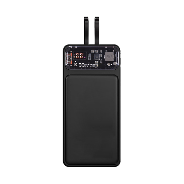 Winnetka Transparent Corded Power Bank 20000 - Winnetka Transparent Corded Power Bank 20000 - Image 7 of 9