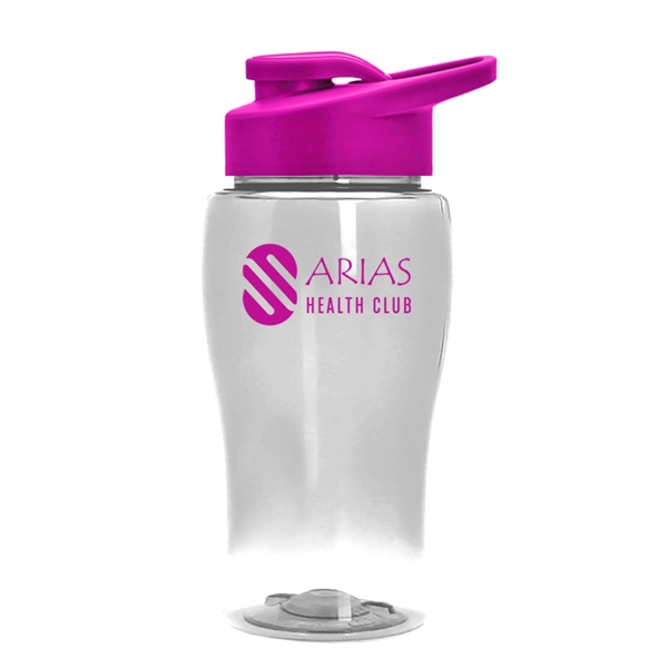 Poly-Pure Junior 18 oz Bottles - Drink-thru Lid - Poly-Pure Junior 18 oz Bottles - Drink-thru Lid - Image 2 of 8