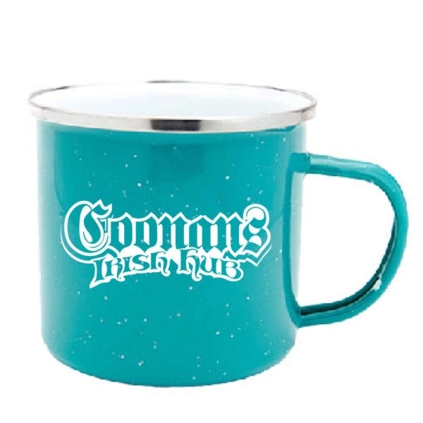 17 Ounce Enamel Steel Campfire Mug - 17 Ounce Enamel Steel Campfire Mug - Image 6 of 8