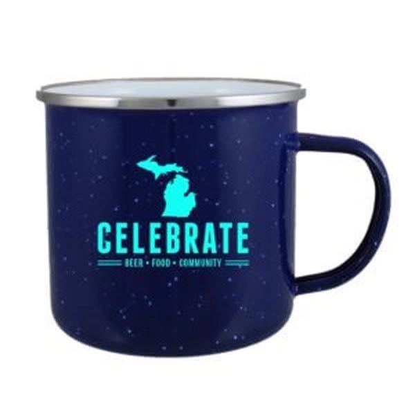 17 Ounce Enamel Steel Campfire Mug - 17 Ounce Enamel Steel Campfire Mug - Image 4 of 8