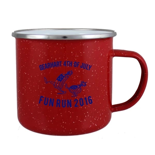 17 Ounce Enamel Steel Campfire Mug - 17 Ounce Enamel Steel Campfire Mug - Image 1 of 8