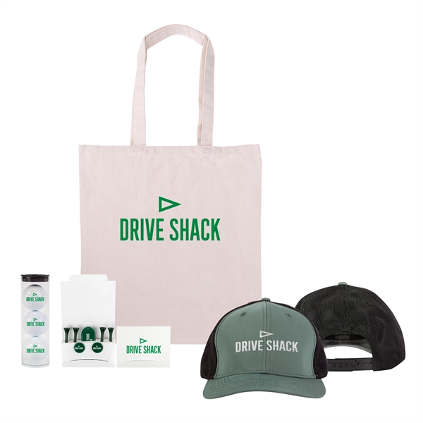 Time to Golf Kit in Canvas Tote - Time to Golf Kit in Canvas Tote - Image 0 of 4