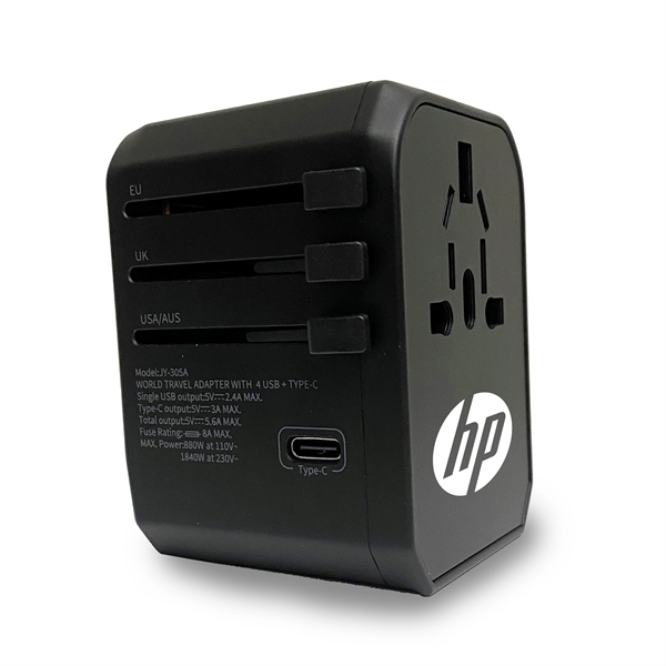 Travel Adapter 1xType C, 4x USB - Travel Adapter 1xType C, 4x USB - Image 5 of 5