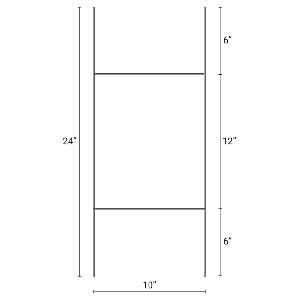 Medium Hardware for Corrugated Yard Signs - Medium Hardware for Corrugated Yard Signs - Image 1 of 3