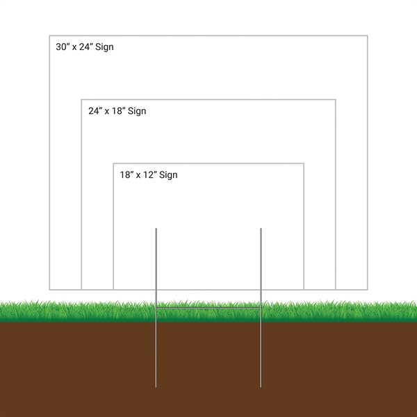 Small Hardware for Corrugated Yard Signs - Small Hardware for Corrugated Yard Signs - Image 2 of 3