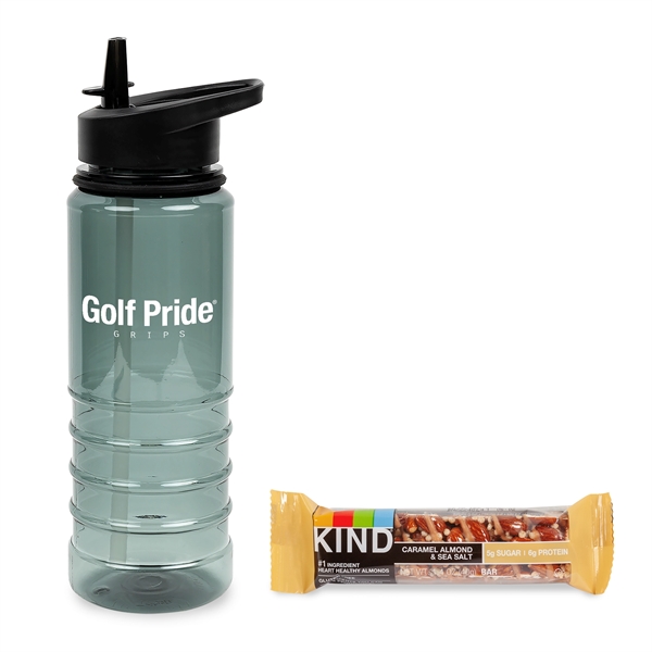 On the Go Sip n' Snack with 25 oz Tritan Water Bottle - On the Go Sip n' Snack with 25 oz Tritan Water Bottle - Image 1 of 6