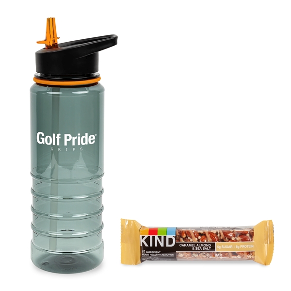 On the Go Sip n' Snack with 25 oz Tritan Water Bottle - On the Go Sip n' Snack with 25 oz Tritan Water Bottle - Image 4 of 6